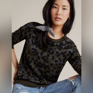 #808 Anthropologie Ethan Camo Sweater Small